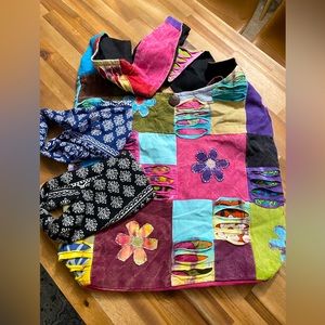 NEW Hippie style Crossbody Bag W/ Headbands